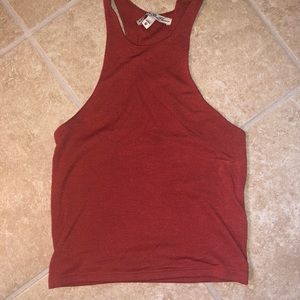 Rust Orange Halter Top